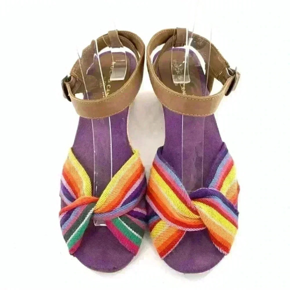 Rock & candy by zigi size 8 Tweety multicolored bright colorful Espadrilles - Picture 2 of 13